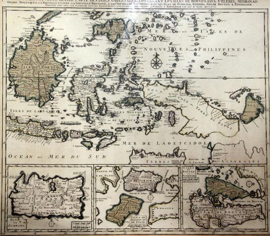 Ian Elwe Nouvelle Grande Carte des Indes Orientales, 1792 21 x 24.5in.